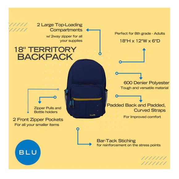 School Backpacks Supply Kit - Picture 3 of 6